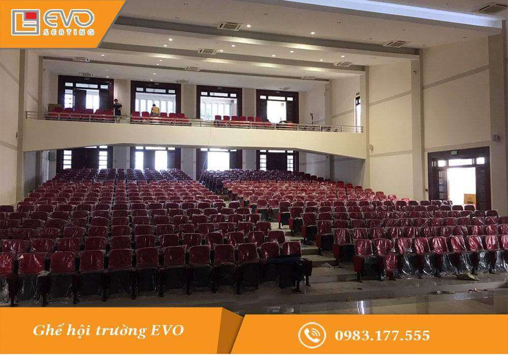 Dự án ghế hội trường EVO6602 tại trường Cao đẳng Y tế Tiền Giang