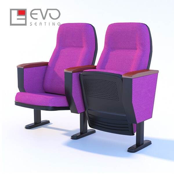 Ghế hội trường Evo với gam màu tím 
