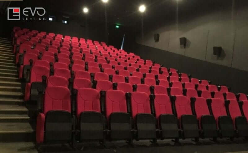 EVO Seating - Địa chỉ cung cấp ghế xem phim màu đỏ chính hãng