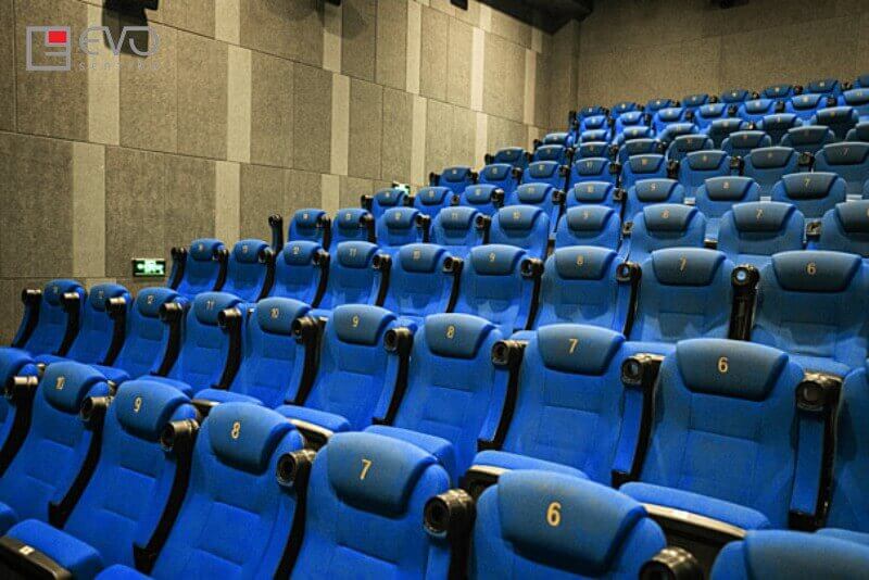 Mua ghế xem phim màu xanh tại EVO Seating