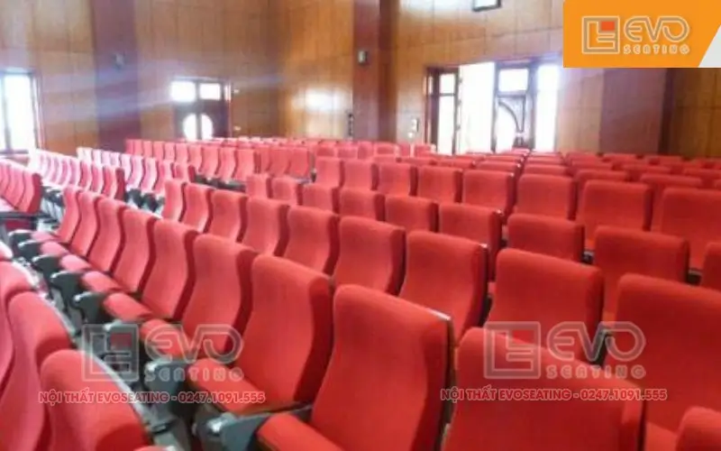 Hình ảnh thi công Dự án hội trường Công an tỉnh Điện Biên với quy mô 200 ghế
