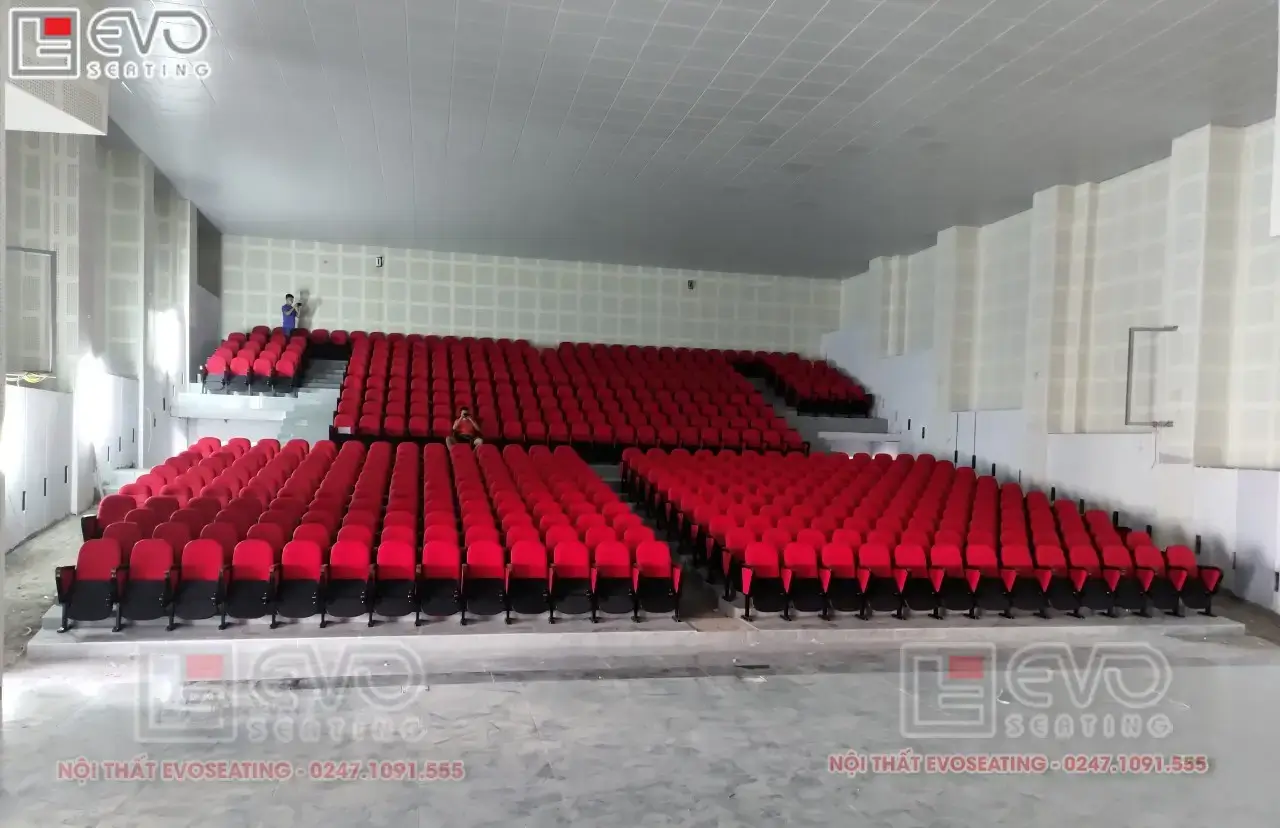 Hình ảnh Dự án ghế hội trường hơn 500 chỗ tại Rạp Hồng Hà - Yên Bái