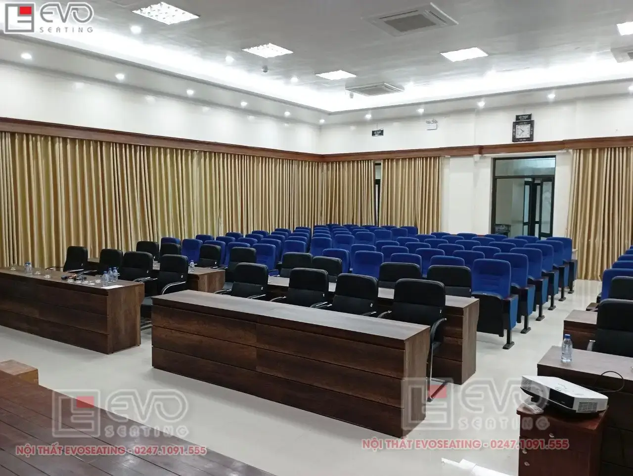Hình ảnh Dự án ghế hội trường tại Trung tâm Xúc tiến Thương mại Hà Giang