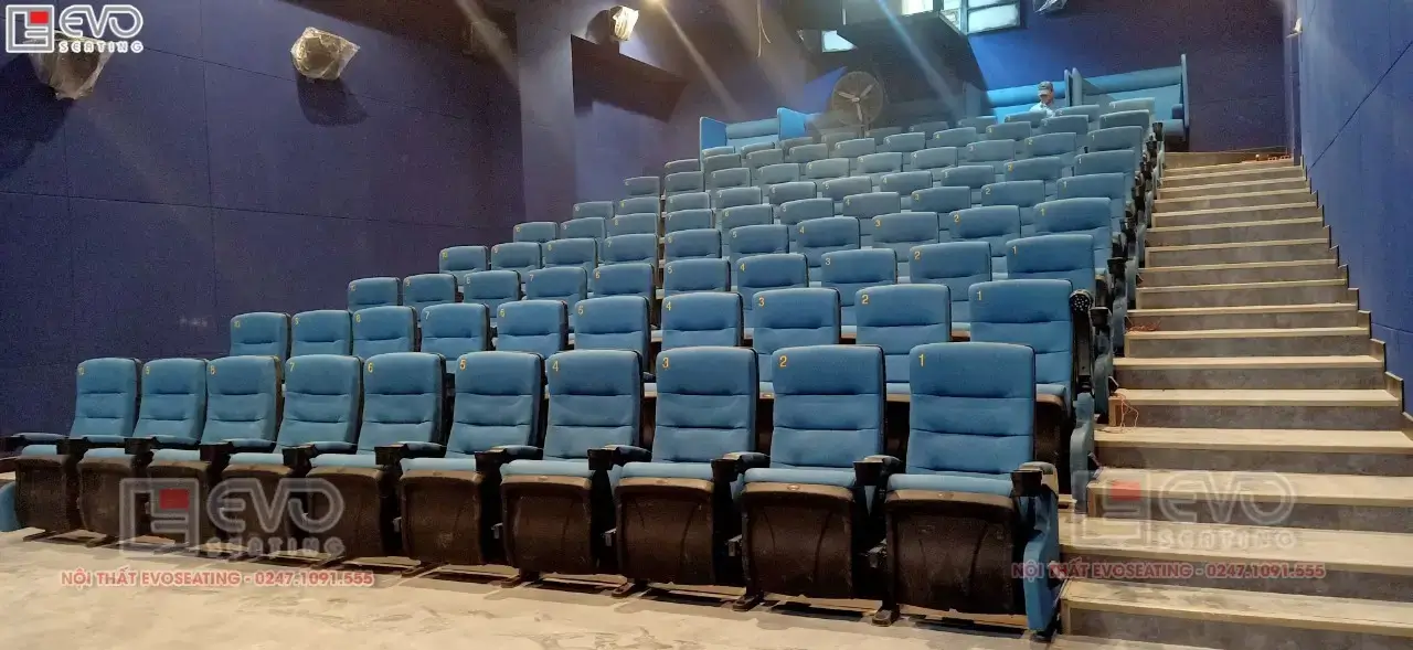 Hình ảnh dự án ghế rạp chiếu phim tại Beta Cinema Tân Uyên