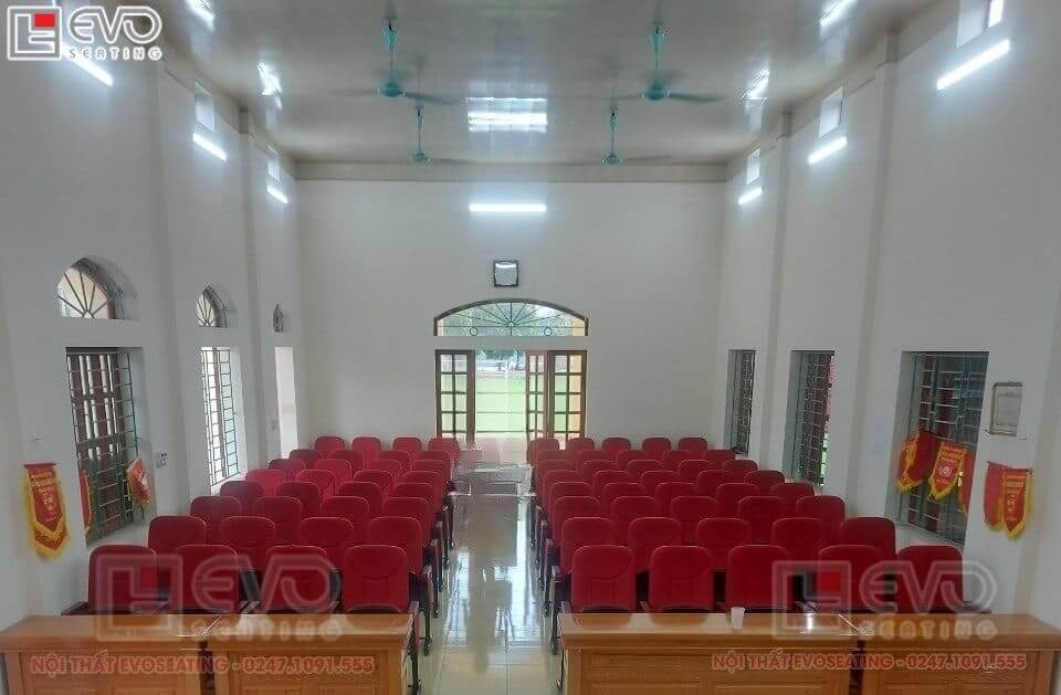 Hình ảnh Dự án ghế hội trường tại Nhà văn hóa KDC Tiền Định
