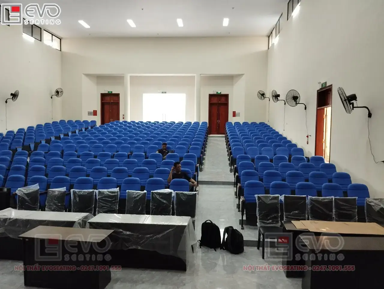 Hình ảnh Dự án ghế hội trường tại UBND Thị trấn Ba Hàng Đồi