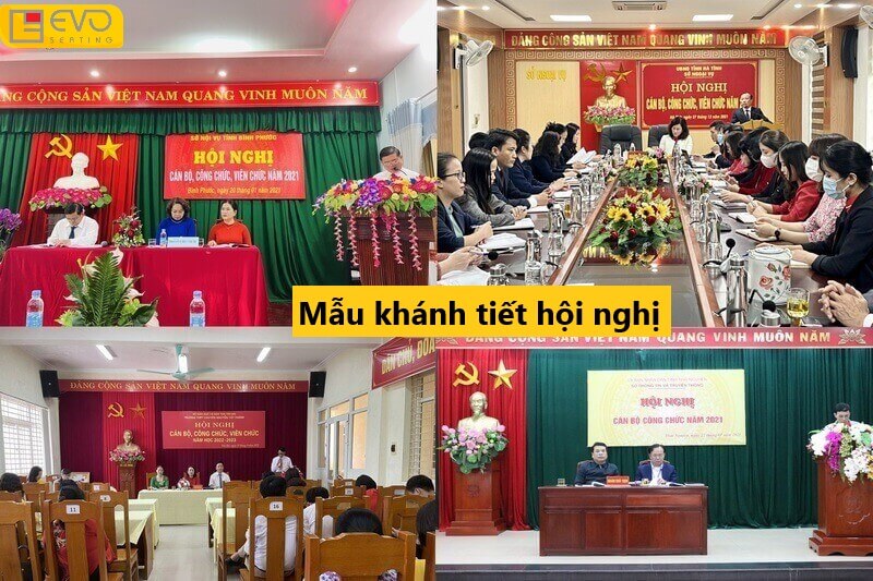 Mẫu khánh tiết hội nghị đẹp