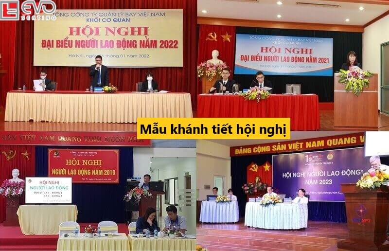 Mẫu khánh tiết hội nghị đẹp