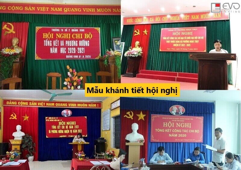 Mẫu khánh tiết hội nghị đẹp