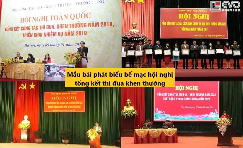 Mẫu bài phát biểu bế mạc hội nghị tổng kết thi đua khen thưởng