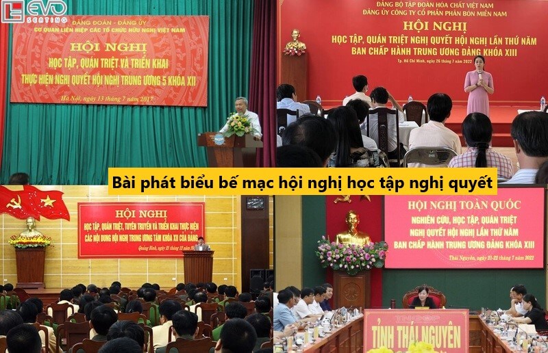 Bài phát biểu bế mạc hội nghị học tập nghị quyết