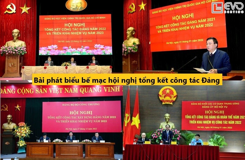 Bài phát biểu bế mạc hội nghị tổng kết công tác Đảng