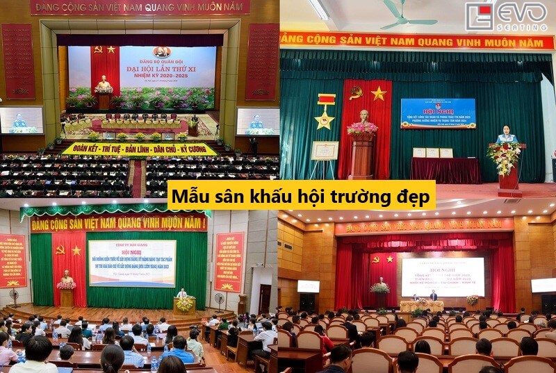 Mẫu sân khấu hội trường đẹp