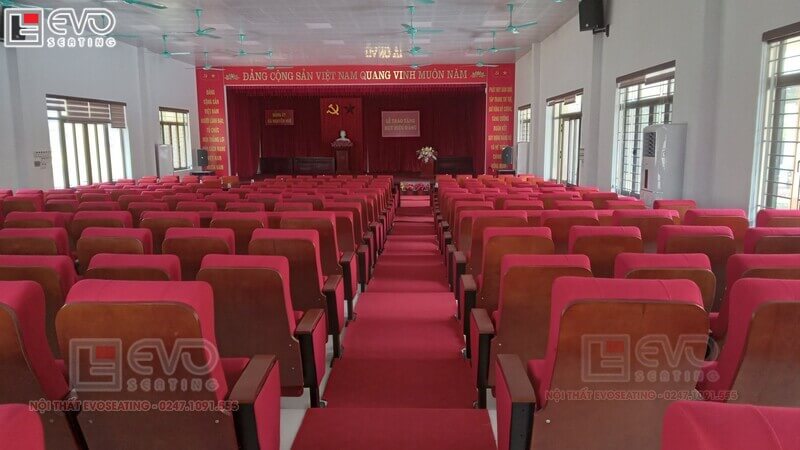 Dự án ghế hội trường tại UBND xã Nguyễn Huệ