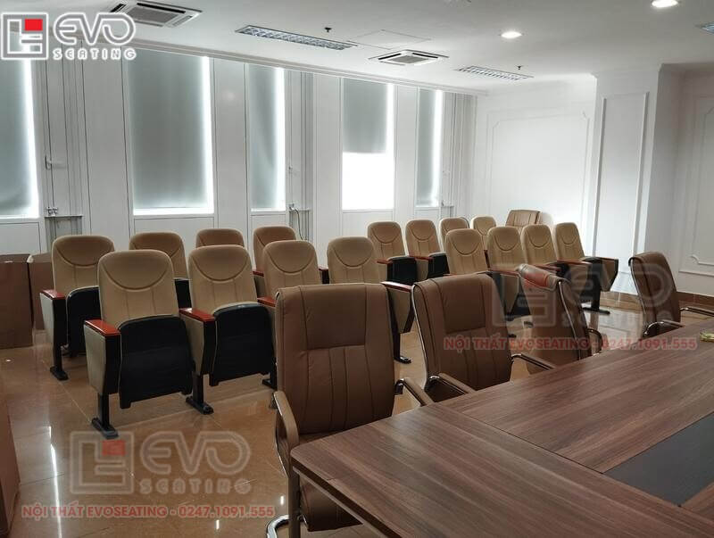 Hình ảnh ghế hội trường tại trụ sở Bộ Công an