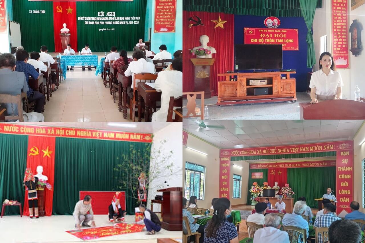 Trang trí nhà văn hóa thôn