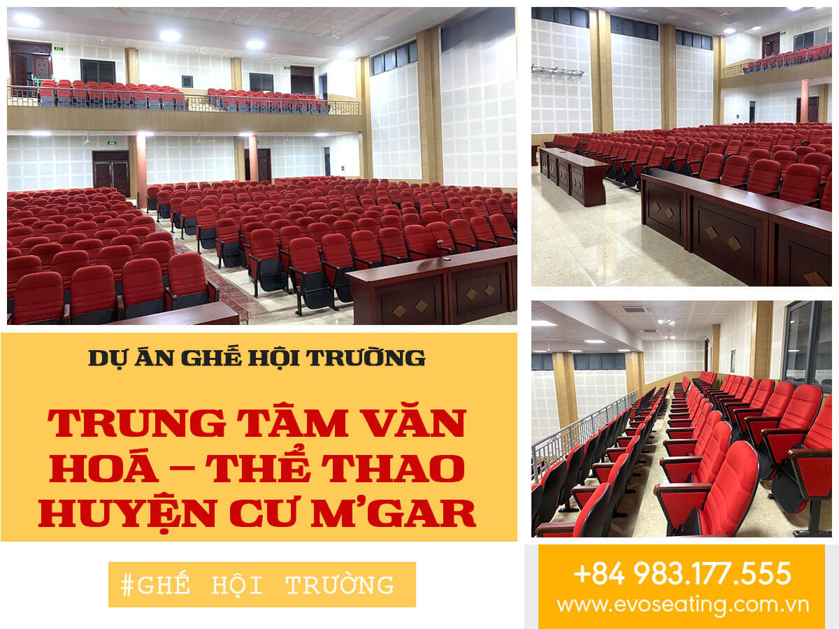 Hội trường Trung tâm Văn hoá – Thể thao huyện Cư M’gar (Đắk Lắk)