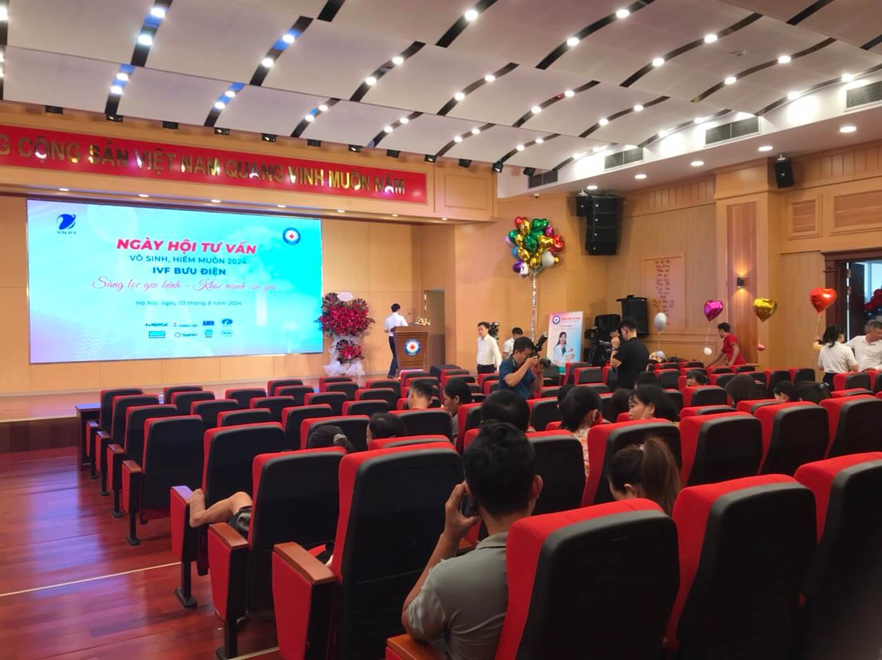 Dự án ghế hội trường tại Bệnh viện Bưu điện CS1