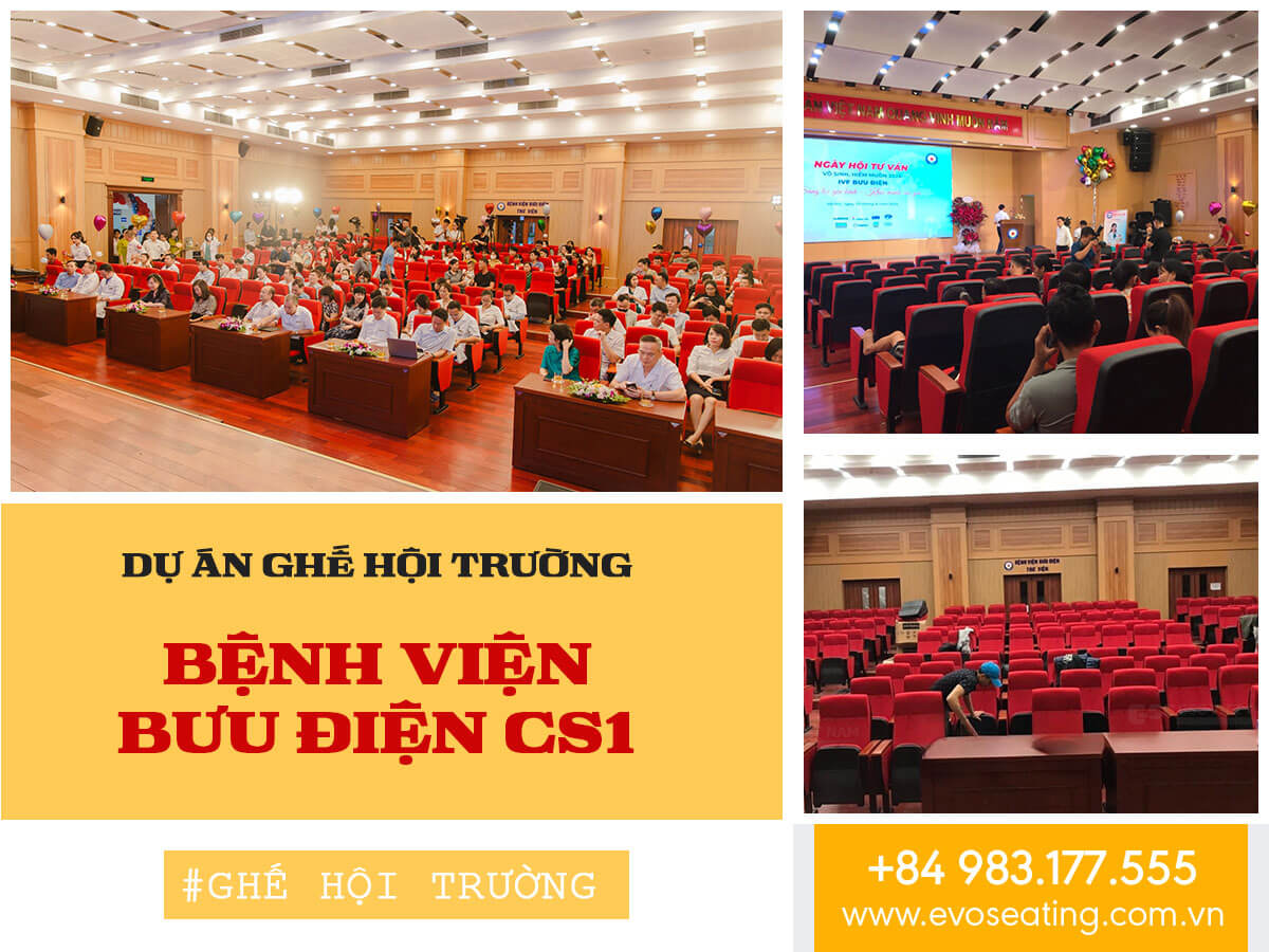 Dự án ghế hội trường tại Bệnh viện Bưu điện CS1