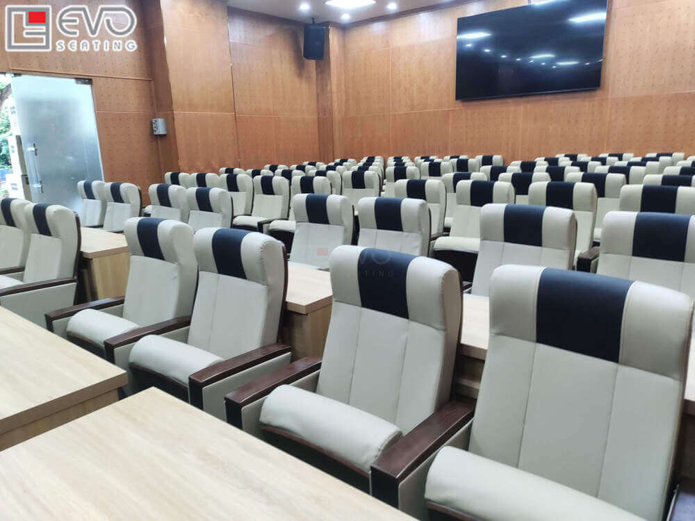 Ghế hội trường bọc da
