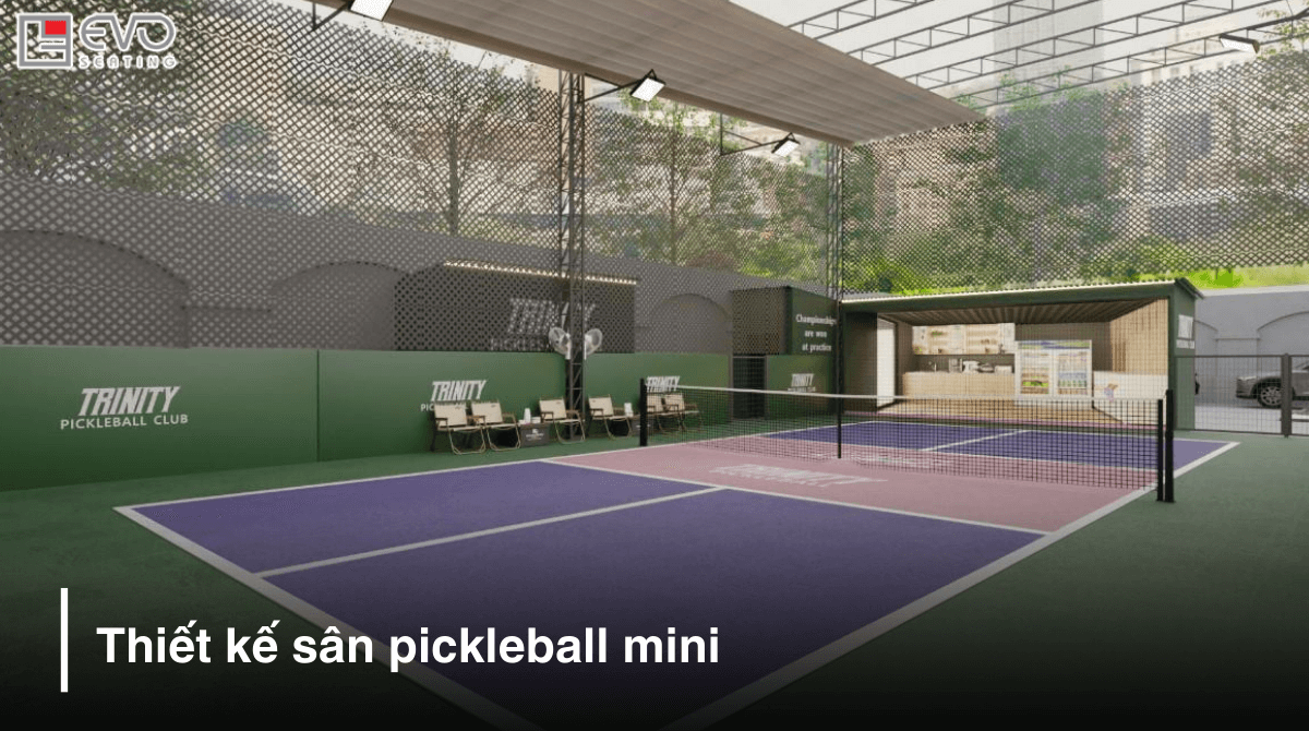 thiet ke san pickleball mini