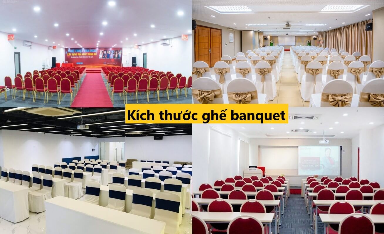 Kích thước ghế banquet