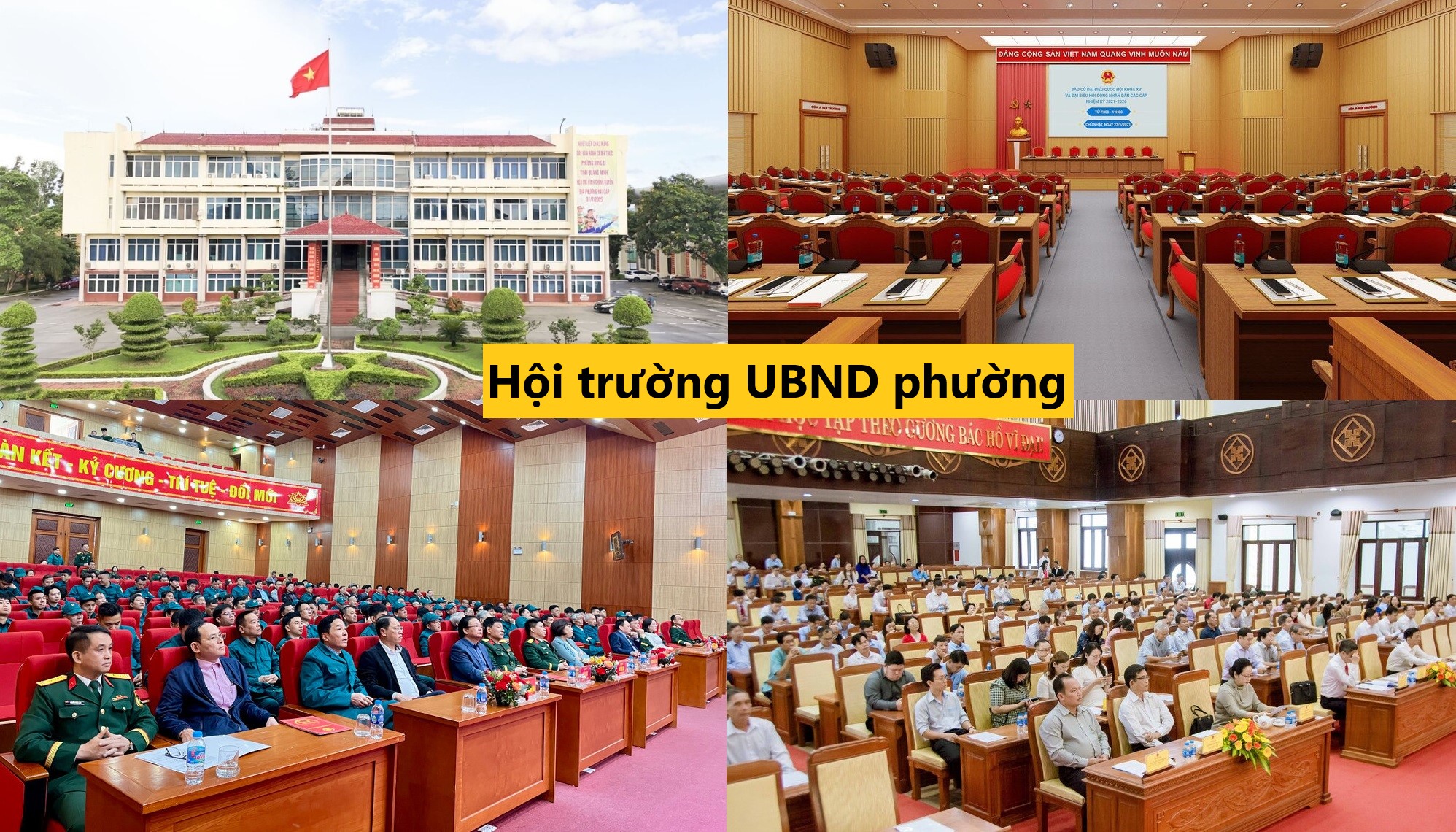 Hội trường UBND phường